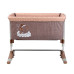 Кроватка детская приставная Lorell Kids Sleep'N'Care-1 с матрасом 6 см регулировка высоты Бежевый (10080431903-LR)