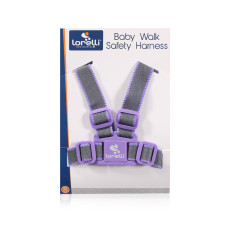 Детские вожжи Lorell Kids Baby Walk Safety Harness-1 до 15 кг Фиолетовый (10010051265-LR)