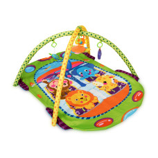Игровой развивающий коврик Lorell Kids Bus-1 102х74 см с игрушками Разноцветный (1030027-LR)