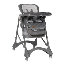 Стул для кормления Lorell Kids Appetito-1 4 колеса корзина для аксессуаров 43x33x77 см Серый (10100402058-LR)