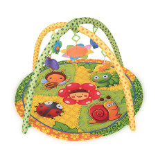 Игровой развивающий коврик Lorell Kids Garden-1 83х83 см с игрушками Разноцветный (1030034-LR)