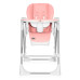 Стульчик для кормления-качалка Lorell Kids Camminando-1 спинка и высота 5 положений Bluetooth Розовый (10090040003-LR)