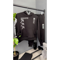 Комплект для мальчика Zara, худи и штаны с принтом Майнкрафт, рост 128 см (2646951013-KID)
