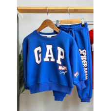 Теплый костюм для мальчика Zara, без начеса, Синий, рост 122 см (2349920567-KID)