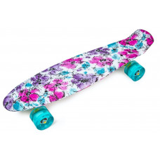 Детский пенни борд Space Sport Flowers Chamomile ABEC-7 пластиковый Разноцветный 55х15 см (DP-1427061371)
