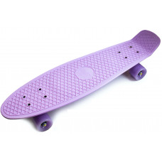 Пенни борд детский скейт Space Sport со светящимися колёсами ABEC-7 70х19 см (DP-1552807847)