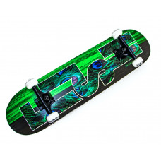 Скейтборд Space Sport с PU-колесами Разноцветный Канадский клен ABEC 9 79х20 см (DP-194679873)