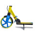 Самокат двухколесный Scale Sports SS-08 желто-голубой ручной тормоз 100 кг (DP-966353580)