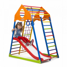 Детский спортивный игровой комплекс Baby Sport SB KindWood Дерево 132х85х150 см (Color Plus 1)