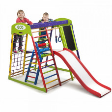 Детский спортивный игровой комплекс Baby Sport SB Юнга Разноцветный 132х124х130 см (Plus 3)