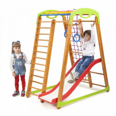 Детский спортивный игровой комплекс Baby Sport SB Кроха №2 Эко Разноцветный 132х85х150 см (Plus 1)