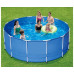 Каркасный бассейн Bestway 15428 Steel Pro Max — идеальный выбор для семейного отдыха, 366×133 см, круглый, 11174 л (IND-15428)