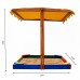Детская песочница компактная игровая Baby Sport SB Разноцветная 140х145х145 см (Песочница - 23)