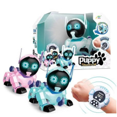 Интерактивный щенок-робот Smart Puppy Z105 с браслетом управления (DP-382230205)