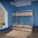 Двухъярусная кровать SportBaby Babyson 4 с ящиками, сосна, лак, спальное место 80×190 см (SB-3882)
