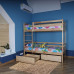 Двухъярусная кровать SportBaby Babyson 4 с ящиками, сосна, лак, спальное место 80×190 см (SB-3882)