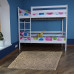 Двухъярусная кровать SportBaby Babyson 5 сосна белое спальное место 80×190 см (SB-3884)
