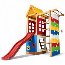 Детский спортивный игровой комплекс Baby Sport SB Babyland №28 Разноцветный 186.5х75х210 см (Babyland-28)