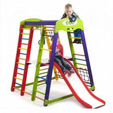 Детский спортивный игровой комплекс Baby Sport SB Акварелька Дерево 132х124х150 см (Plus 2)