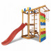 Детский спортивный игровой комплекс Baby Sport SB Babyland №14 Натуральное дерево 230х75х210 см (Babyland-14)