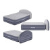 Надувная кровать Bestway 671bd LoungeLux Air Mattress — комфортная двуспальная для дома и дачи з подголовником и електронасосом (IND-671bd)