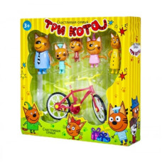 Игровой набор детский с фигурками KAI-Ming "Три Кота" Пластик Разноцветный (DP-N73)