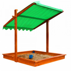 Детская песочница компактная игровая Baby Sport SB Дерево 140х145х145 см (Песочница - 22)
