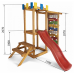 Детский спортивный игровой комплекс Baby Sport SB Babyland №14 Натуральное дерево 230х75х210 см (Babyland-14)