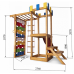 Детский спортивный игровой комплекс Baby Sport SB Babyland №14 Натуральное дерево 230х75х210 см (Babyland-14)