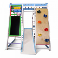 Детский спортивный игровой комплекс Baby Sport SB Акварелька Разноцветный 132х124х150 см (Sky 1)