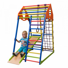Детский спортивный игровой комплекс Baby Sport SB KindWood Дерево 132х85х150 см (Color)