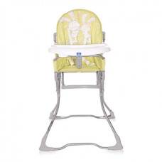 Стульчик для кормления Lorell Kids Marcel-1 5-ти точечный ремень безопасности до 15 кг ПВХ Желтый (10100322142-LR)