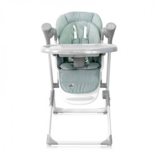 Стульчик-качели для кормления 2 в 1 Lorell Kids Ventura-1 регулируемая спинка и высота с 2 игрушками Зелёный (10100302146-LR)