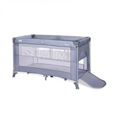 Детская кровать-манеж Lorell Kids Torino-1 2 Layer боковое открытие на молнии Синий (10080462124-LR)