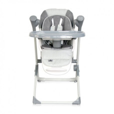 Стульчик-качели для кормления 2 в 1 Lorell Kids Ventura-1 регулируемая спинка и высота с 2 игрушками Серый (10100302147-LR)