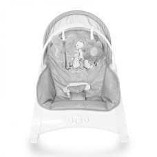 Кресло-качалка Lorell Kids Enjoy-1 складной капюшон до 3 лет Серый (10110112139-LR)