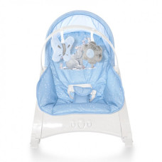 Кресло-качалка Lorell Kids Enjoy-1 складной капюшон до 3 лет Синий (10110112127-LR)