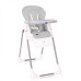 Стульчик для кормления Lorell Kids Cryspi-1 от 6 месяцев до 3 лет ПВХ регулировка сидения и лотка Серый (10100442110-LR)
