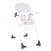 Стульчик для кормления Lorell Kids Dulce-1 регулировка спинки высоты и столика 85х52х106 см Белый (10100452132-LR)
