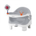 Стульчик-бустер для кормления Lorell Kids Pixi-1 съемный поднос 2 игрушки Серый (10100280003-LR)