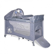 Детская кровать-манеж Lorell Kids Moonlight Plus 2 Layers-1 126х70х113 см Синий (10080422154-LR)