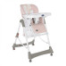 Стул для кормления Lorell Kids Gusto-1 2 лотка с колесиками 70х60х112 см Розовый (10100362141-LR)