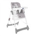 Стул для кормления Lorell Kids Gusto-1 2 лотка с колесиками 70х60х112 см Серый (10100362139-LR)