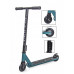 Трюковый детский самокат Space Sport Turbo ABEC 7 Черно-бирюзовый 48.5х10 см (DP-980911495)