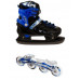 Детские ролики-коньки 2 в 1 Space Sport раздвижные ABEC-7 Черные размер 29-33 (DP-614500120-S)