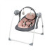 Шезлонг-качалка Lorell Kids Portofino-1 с таймером 5 скоростей до 9 кг Розовый (10090062148-LR)