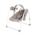 Шезлонг-качалка Lorell Kids Portofino-1 с таймером 5 скоростей до 9 кг Коричневый (10090062150-LR)