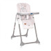 Стул для кормления Lorell Kids Felicita-1 ПВХ 2 лотка регулировка сидения лотка и высоты Розовый (10100422194C-LR)