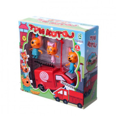 Игровой набор детский с фигурками KAI-Ming "Три Кота" Пластик Разноцветный (DP-PS661)