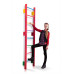 Стенка шведская детская Baby Sport SB Teenager Дерево 220х55 см до 80 кг Розовый (0-220 (barby))